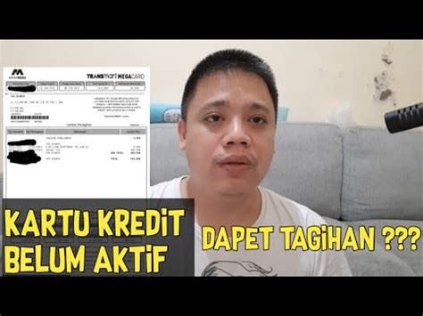 KARTU KREDIT TRANSMART BANK MEGA BELUM AKTIF MUNCUL TAGIHAN YouTube