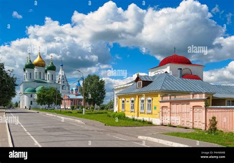 Kolomna Russia Kremlin Of Kolomna Lazareva Street View Of The