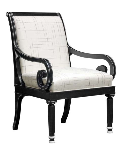 Scroll Arm Lounge Chair Neoclassic This Neoclassic Lounge Chair