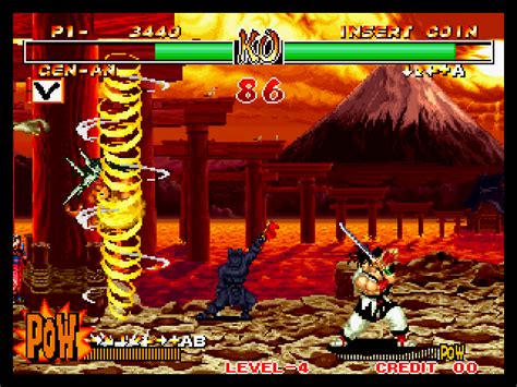 Samurai Shodown 2 Neo Geo 072 The King Of Grabs