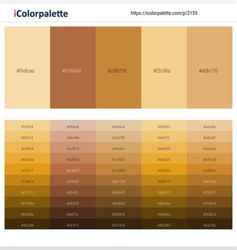 1 Latest Color Schemes With Brown Rust And Buff Color Tone Combinations