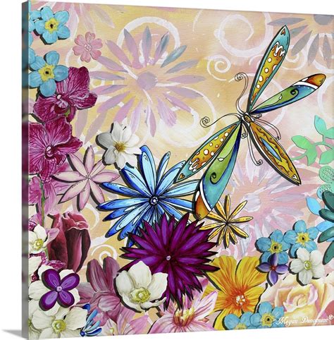 Whimsical Floral Collage Ii Wall Art Canvas Prints Framed Prints