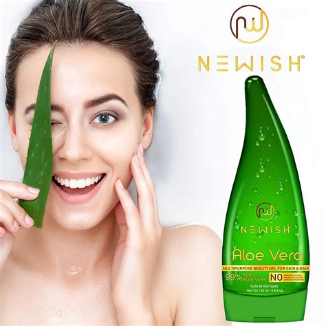 Buy Newish Pure Aloe Vera Gel For Face Glow Hair Growth Skin
