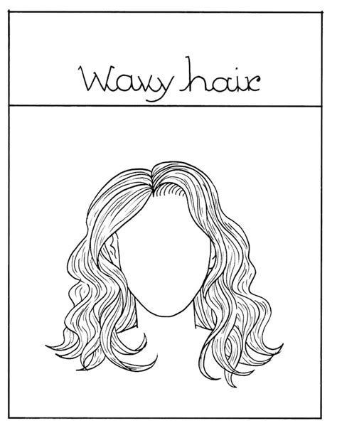 How To Draw Different Kinds Of Hair Short Long Straight Wavy And Curly My Modern Met