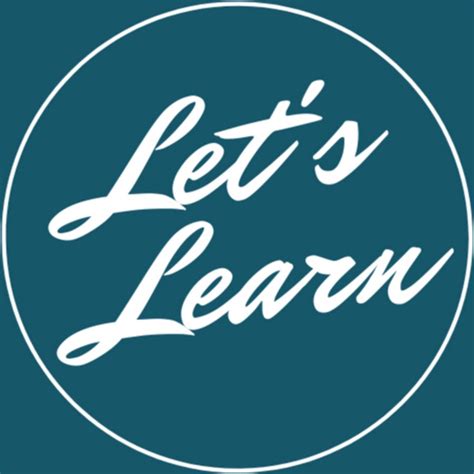 Let's Learn - YouTube