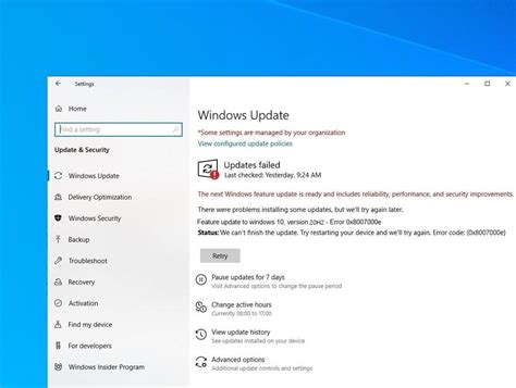 Hei 26 Grunner Til Feature Update To Windows 10 Version 20h2 Fail To