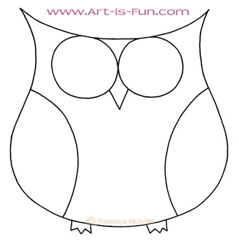 How To Draw An Owl Learn To Draw A Owls Drawing Owl Drawing