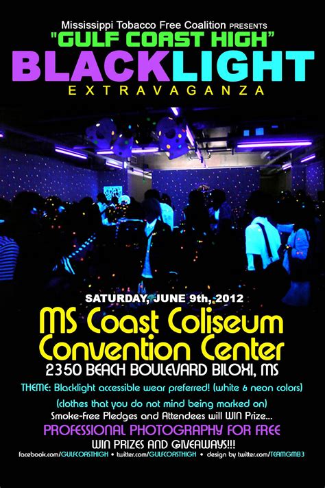 Gulf Coast High Black Light Extravaganza Saturday June 9 2012 Uv