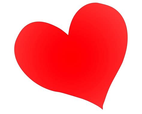 Picture Of A Big Red Heart Clipart Best