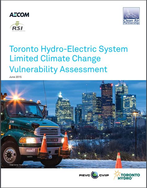 Toronto Hydro Electric System Limited Climate Change Vulnerability