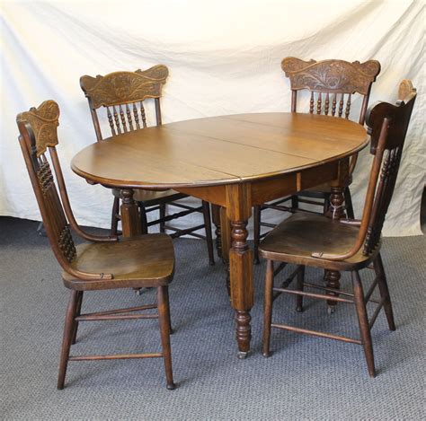 Bargain Johns Antiques Antique Matching Set Of Six Pressback Chairs