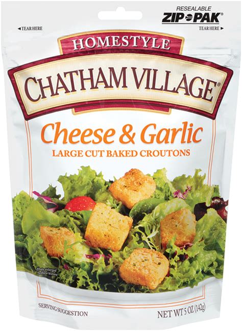 Chatham Village Large Cut Cheese & Garlic Croutons | Chatham Village