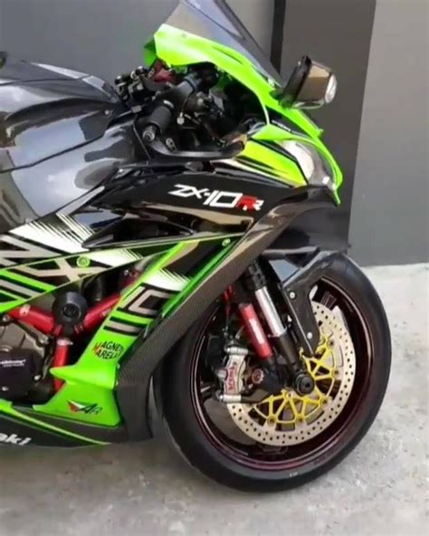 Por lo tanto, recomendamos a nuestros lectores que investiguen bien en. Kawasaki ninja verde, veja que coisa mais linda esta moto ...