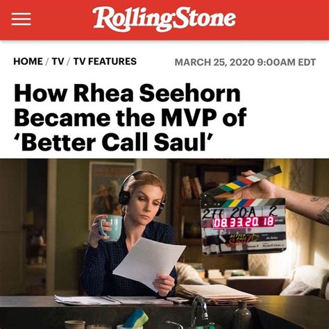 Rhea Seehorn On Instagram “thank You Sepinwall And Rollingstone For