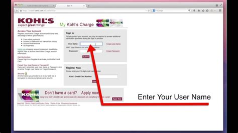 The rewards id entered doesn't match our information. Kohl's Charge Card Bill Payment - MyBillCom.com - YouTube