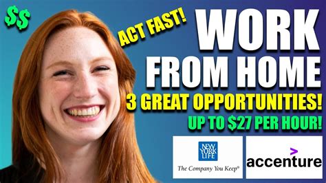 3 Fantastic Work From Home Job Opportunities Remote Jobs New York