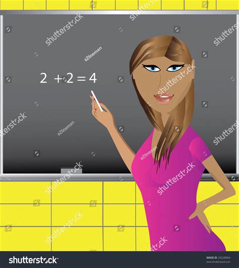 Sexy Teacher Hard Work Stock Vector Royalty Free 24228964 Shutterstock