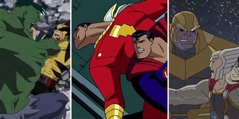 Wartoons The 15 Most Epic Superhero Animated Fight Scenes Pagelagi
