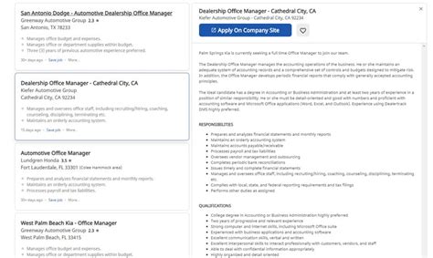 Develops and executes monthly and annual marketing budgets. Car Dealership Office Manager Job Description [Easy Step ...