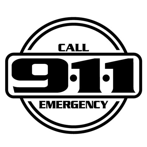 Emergency 911 Decal Austin Tx Hightech Signs