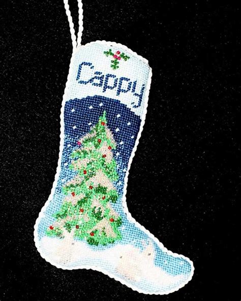 tiny stocking finish by tj designs needlepoint stockings stockings christmas