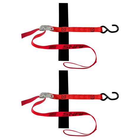Snap Loc 1 In X 4 Ft S Hook Loop Cam Strap Tie Down 1500 Lb 2 Pack