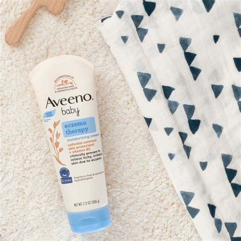 Aveeno Baby Eczema Therapy Moisturizing Cream Natural Colloidal