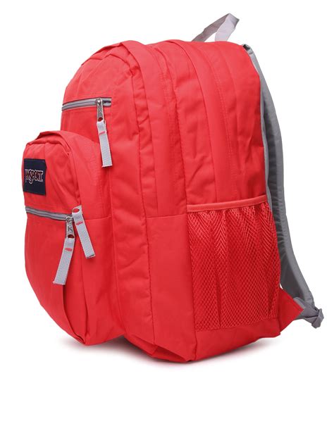 Myntra Jansport Unisex Coral Red Big Student Backpack 595710 Buy
