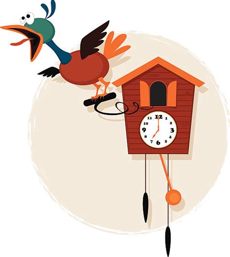 Cuckoo Clock Clip Art Vector Images And Illustrations Istock