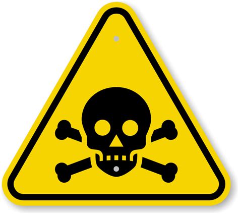 Warning Signs Toxic Clipart Best