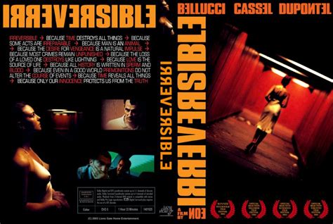 Irreversible Movie Dvd Custom Covers Irreversible Cstm Hires