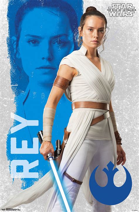 Star Wars Rey Poster 22 X 34 Star Wars The Rise Of Skywalker