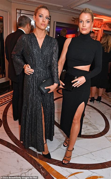 Princess Dianas Twin Nieces Lady Amelia And Lady Eliza Spencer Attend The British Luxury Awards