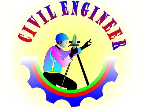 Civil Engineering Logo Sticker By Adjie Oge Triardi Iphone Wallpaper