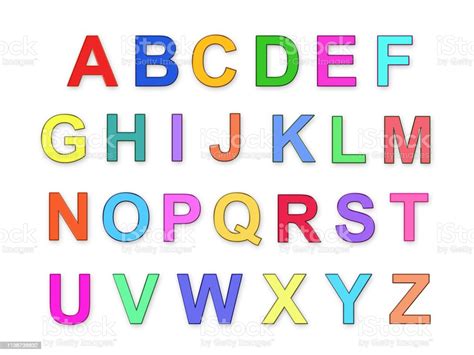 Open a brokerage account and deposit funds in it to purchase stock in a company, explains the wall street journal. Childrens Multicolored Alphabet Abc Stock Illustration - Download Image ...