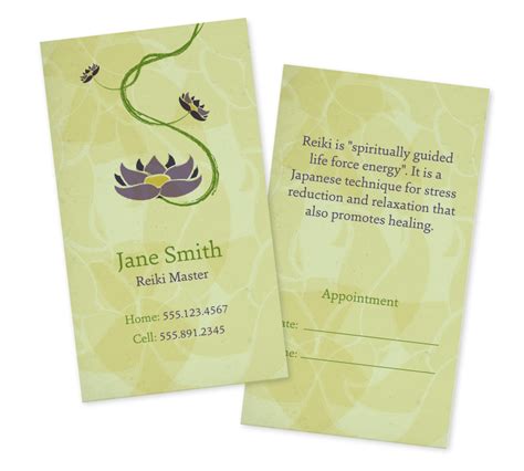 Inspired by the angels themselves, your pack may consist of anything from 36 to a hundred or more cards. Reiki Business Card on Behance
