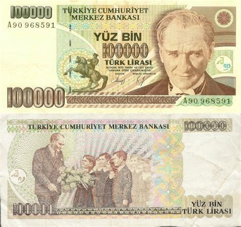 Banknote World Educational Turkey Turkey Lira L