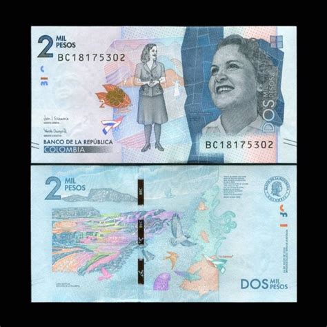 Jual Uang Colombia 2 Mil On 2000 Pesos 2019 Unc Gress Original Di Lapak