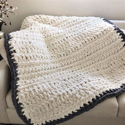 Stunning Gallery Of Chunky Crochet Blanket Photos Superior Modifikasi
