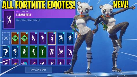 New Panda Team Leader Skin Showcase With All Fortnite Dances And Emotes