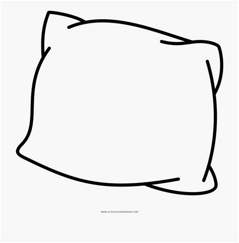 Pillow Cat Coloring Page