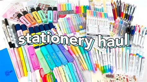 Stationery Haul Trying New And Cool Stationery Youtube
