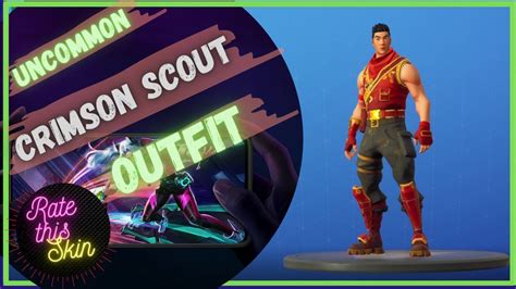 Crimson Scout Skin Uncommon Outfit Fortnite Youtube