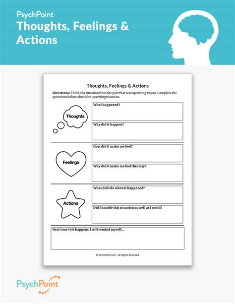 Actions And Feelings Worksheet Kindergarten