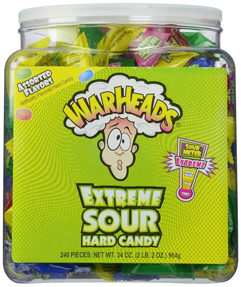 Warheads Extreme Sour Hard Candy Pack Of 240
