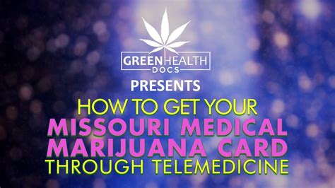 I am still waiting for green card delivery. How to Get A Missouri Medical Marijuana Card via Telemedicine in 4 Easy Steps - GREEN HEALTH ...