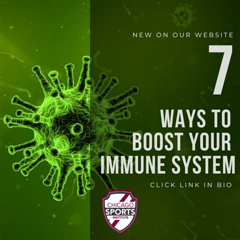 7 Ways To Boost Your Immune System • Chicago Sports Institute