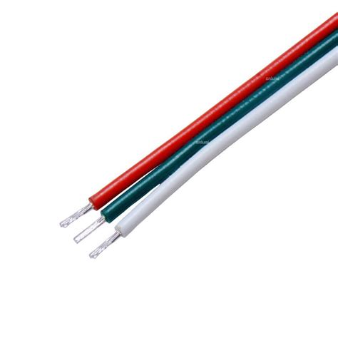 3 Pin Red Green White Unsheathed Flat Wire Onlumi Technology