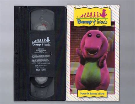 Down On Barneys Farm Vhs Time Life Home Video Barney And Friends 1299