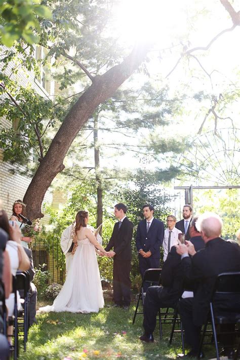 Outdoor Wedding Ceremony In Washington Dc At The Josephine Butler
